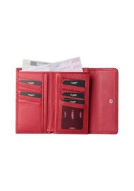 Resim Guard Kırmızı Hakiki Deri Çıt Çıtlı Kadın Cüzdan // Grd260226wt1681 Diğer 
