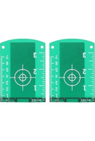 Resim Creatorally 2 Adet Lazer Hedef Plakası Abs Manyetik Zemin Lazer Hedef Kartı Seviye Plakası Değiştirme Için (Yurt Dışından) 