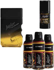 Resim Jagler Extreme Erkek Edt Parfüm 90 ml Deodorant 3x150 ml Avantajlı Set Roll On Hediyeli 