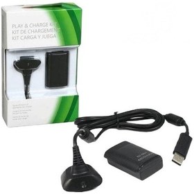 Resim Microsoft Xbox 360 Oyun Kolu Şarj Kit Xbox 360 Batarya 