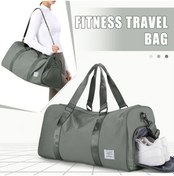 Resim Motion003 1 Adet Büyük Kapasiteli Nylon Seyahat Bavulu Army Green Çok Cepli Islak Kuru Cep Haki Yeşili 