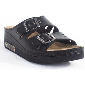 Resim Dagoster Dza37-3001 Siyah Günlük Ortopedik Kadın Terlik 