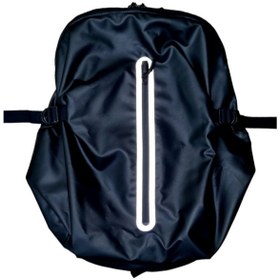 Resim Genel Markalar Kask Çantası Siyah (Reflektörlü Motosiklet Sırt Çantası) 