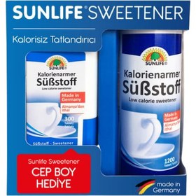Resim Sunlife Sweetener 1200 Tablet + 300 Tablet Hediye 