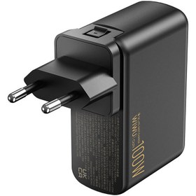 Resim Wiwu Wi-U022W Warrior Serisi GaN Teknolojili 100W QC+PD Universal Hızlı Şarj Başlığı - Siyah 