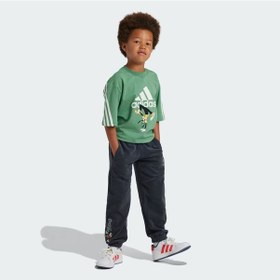 Resim Adidas Carbon/owhıte Çocuk Eşofman Altı Lk Dy Mm Wı Pnt Iv9626 001 