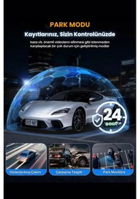 Resim 4 Lens 3 İnç Full Hd Wi-fi Araç Kamerası Ips Ekran, G Sensör, Park Modu, Geri Görüş 