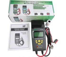 Resim Duoyı DY3015B Dijital Çok Fonksiyonlu Yazıcılı Araba Akü Test Cihazı 