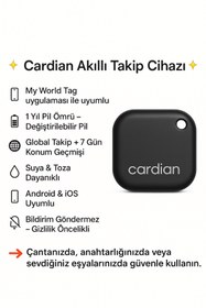 Resim CARDİAN TAKİP CİHAZLARI CARDİAN PELUŞ AYICIK GÖRÜNÜMLÜ GPS AKILLI TAKİP CİHAZLARI - İOS ANDROİD UYUMLU 