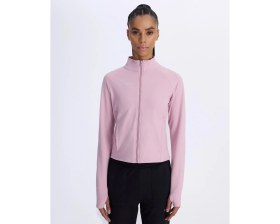 Resim Kappa Berry Full Zip Kadın Pembe Regular Fit Fermuarlı Eşofman Üstü 