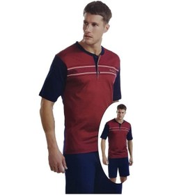 Resim Pierre Cardin 5047 3Lü Şortlu Erkek Pijama Takımı Ücretsiz Kargo 