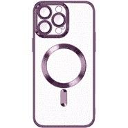 Resim CEPAX iPhone 11 Titanium Magsafe Silicone Case Telefon Kılıfı Mor 