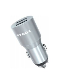 Resim Syrox Çift Usb Girişli Metal 3.1A Micro Araç Şarjı Syx-C32 