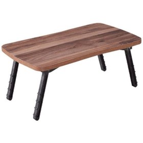 Resim Aldın Aldın Laptop Sehpa Çalışma Kahvaltı Masası Ceviz 