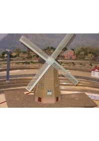 Resim Opencart İsteğe Bağlı Motor Sürücüye Sahip Hollandalı Yel Değirmeni Ölçeklendirin Sadece Plastik Aparattır 