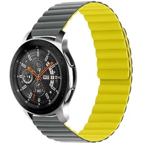 Resim Mobilteam Huawei Gt2 42mm Uyumlu Krd-52 Kordon-gri-sarı 