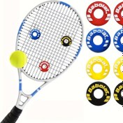 Resim 2 adet Kauçuk Lastik Şekilli Şok Emicileri, Dayanıklı Tenis Çubuğu Şok Emicileri, Yumuşak Tenis Aksesuarları, Tenis Sevgilileri için Mükemmel 