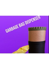 Resim Pratik Çöp Poşeti Dispenseri - 3d Yazıcı Tasarımı Duvara Asılabil Çok Renkli 
