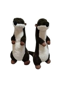 Resim Sevimli Oyuncak Peluş Su Samuru Uyku Arkadaşım 50 Cm Bej 