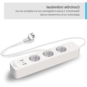 Resim markentegra Akıllı Wi-Fi Priz, Uzaktan Kontrol ve Hızlı Şarj Özellikleri 