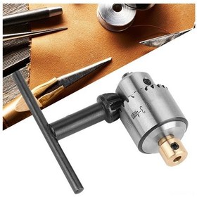 Resim Wezone Jto Metal Mikro Üç Pançalı Matkap Mandreni 0.3-4mm, Dayanıklı, Anti-değişimli, Talaşlı Makine Ve Elektrik Matkapı İçin Anahtar Ve Bakır Tabanlı 