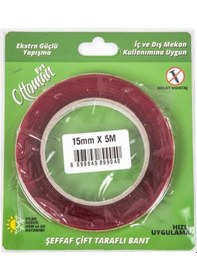 Resim Çift Taraflı Silikon Bant 15 Mm x 5 Metre N11.2112 