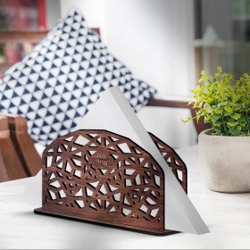Resim BK Kişiye Özel Ahşap Peçetelik - Model 4-8 