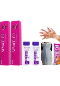 Resim Nevacolor 5.0 Yoğun Açık Kahve 2 Ad Oksidan 20 Volüm 2 Ad 