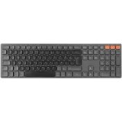 Resim Everest KB-2610 Siyah/gri 2.4g+Bt1+Bt2 Üçü Bir Arada 3 In 1 Q Kablosuz Klavye 