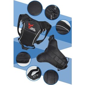 Resim Pazly Su Geçirmez Motosiklet Bacak Çantası - Yumuşak Bacak Kayışı İle Konforlu Sürüş Diğer 