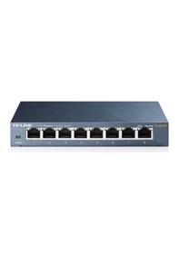Resim Tp-lınk Tl-sg108 8 Port Gıgabıt Masaüstü Metal Kasa Swıtch 