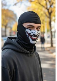 Resim Motosiklet-bisiklet Termal Yüz Maskesi Gülen Jokey-2647 1 Siyah 