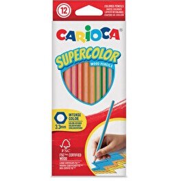 Resim Carioca Supercolor Kuru Boya 12 Renk 