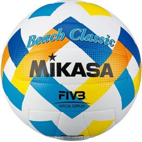Resim Mikasa BV543C-VXA-Y Sent. Deri Plaj Voleybol Topu 