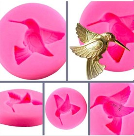 Resim Omeniv Viktorya Arı Kuşu Broş Kolye Takı Silikon Kalıbı Kalıp 36877587 