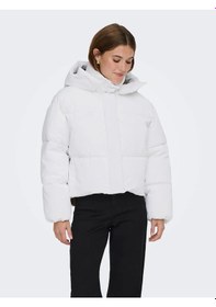 Resim Only Onldixie Life Puffer Kadın Şişme Mont 15349122 Beyaz 