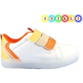 Resim Kids Club Shoes Cool Kids Mami-Sun Işıklı Sneaker Çocuk Spor Ayakkabı SARI 