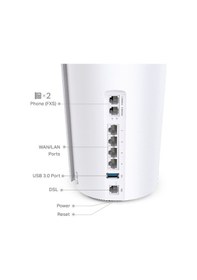 Resim TP-Link DECO X73-DSL 5400 Mbps EV WI-FI 6 SISTEMI (1-PACK) 