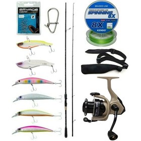 Resim Yek Outdoor Spin Olta Seti Kendo Kenshi Pro 2.65m 10-35gr Olta Kamışı&okuma Outrax Or-4000sga Olta Makinesi 