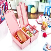 Resim rafiel Çift Kapaklı Bölmeli Beslenme Kabı 