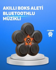 Resim Müzikli Boks Duvar Paneli Akıllı Işık Sistemli Refleks Ve Kondisyon Aleti Çok Renkli 