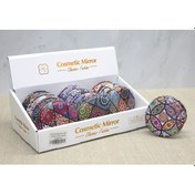 Resim Larimar Taşlı Yuvarlak El Aynası Kalın Model 1 - 9068934530605lmr 