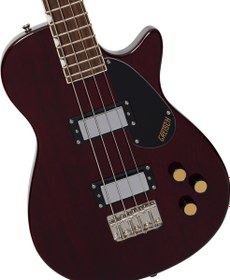 Resim Gretsch 2814304517 G2220 Streamliner Junior Jet Bass II Bas Gitar (Walnut Stain) | Laurel Klavye, Kısa Skala (Short Scale) ve Çift Single-Coil Bass Manyetik 