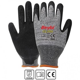 Resim Beybi GKMPWXYZ CL300 Lateks Kaplı Kesilmeye Dirençli Eldiven Çift No:9 