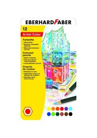 Resim Supertrend Artist Color Kuru Boya Kalemi Seti 12 Renk Metal Kutu Görsel Rengi 