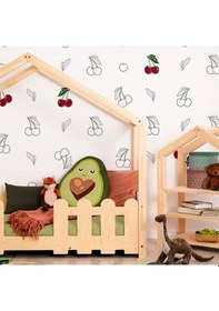 Resim Markaawm Markaawm Çocuk Karyola Montessori Yatak Doğal Çam Cone 