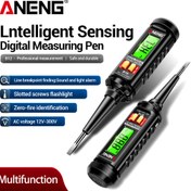 Resim ANENG B16 Akıllı Algılama Dijital Ölçüm Kalemi Temassız 12V-300V Gerilim Dedektörü NCV Gerilim Probu Test Cihazı Araçları Pilsiz 