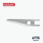 Resim UTTIL Mozart Blades PB1 Kısa Uç Hassas Kesimler için 512.062 10'lu Yedek Bıçak Kartuşu 