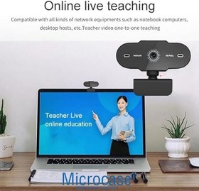 Resim Microcase 1080P 360 Dönerli Mandal Kıskaçlı Full Hd Webcam Kamera ZR807 - AL5149 
