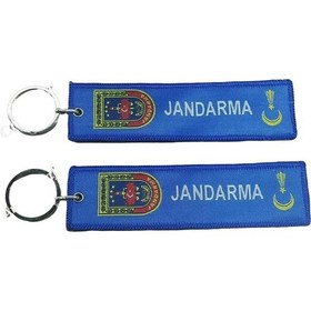 Resim Jandarma Nano Örme Anahtarlık 